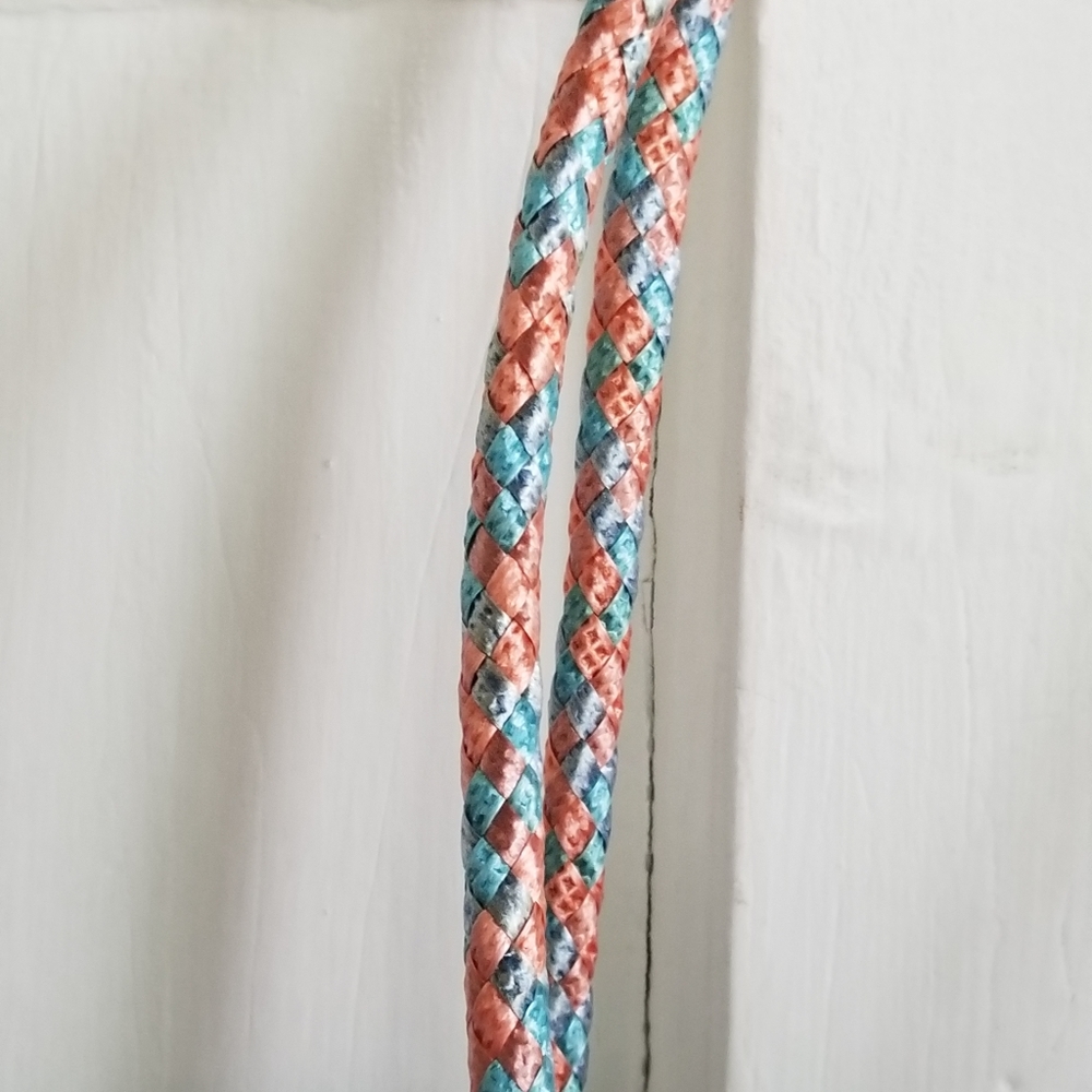 Weave Multicolored Iridescent Tote - Picture 2 of 9